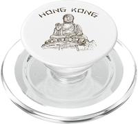 Statua del grande Buddha di Hong Kong PopSockets PopGrip per MagSafe