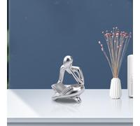 Statua del pensatore Decorazioni per la casa Persone Scultura Mini ornamento
