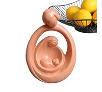 Statua del presepe di Gesù, decorazioni religiose in legno intagliato a mano, statuetta per presepe, per camino, chiesa, Ringraziamento, festa di compleanno, ufficio, scrivania, camera da letto