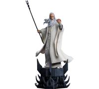 Statua del Signore degli Anelli Saruman in scala 1:10 altamente collezionabile