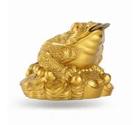 Statua del Toro d'oro Ornamento della Fortuna Animali Ornamento Placcato in Oro Artigianato da Desk Regalo Fortunato per Scaffale Armadio Scaffale