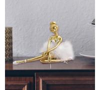 Statua della ballerina, statuetta artigianale in resina, statuetta della ragazza