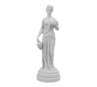 Statua della dea della gioventù Hebe, mitologia greca in marmo fuso 29 cm, statuetta cupbearer degli dei, fatta a mano in Grecia, decorazione classica