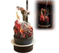 Statua della dea di accensione "She Never Screamed Ignition", bruciatore di incenso colorato dipinto a mano, per mantenere il tuo fresco, scultura di donna silenziosa per la casa e l'ufficio