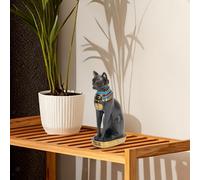 Statua della dea egizia Bastet, antica statuetta egizia Bastet per mensola