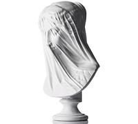 Statua della dea greca con busto velato da 33 cm, grande busto classico romano mitologia greca, regalo decorativo, scultura velata per la decorazione della casa, utilizzata per statue e sculture