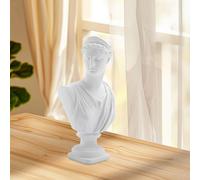 Statua della dea greca White Gift Woman Bust Sculpture per la scrivania del