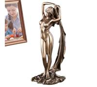 Statua della dea mitologica - Scultura decorativa in resina per desktop, ornamenti da collezione | Accenti creativi per la decorazione spirituale, regalo per gli amanti 'arte, spinta artigianale