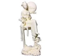 Statua della Fata Chang'e Che vola Verso la Luna, Scultura della dea della Luna mitologica Cinese, Ornamento per la casa, Soggiorno, mensola, Loft, Decorazione, Bianco
