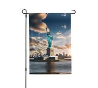 Statua della Libertà a New York Bandiere da giardino 28 x 40 su entrambi i lati, bandiere da giardino per esterni, bandiere da giardino per vacanze