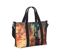 Statua della Libertà a New York Borsa da viaggio portatile da viaggio pieghevole borsa a mano per viaggi di fine settimana accessorio da palestra