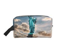Statua della Libertà a New York Stampa Trucco da Viaggio Cosmetico Portatile Organizzatore Sacchetto Grande Capacità Sacchetto di Immagazzinaggio Borsa