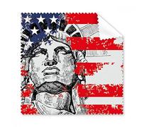 Statua della Libertà America bandiera paese City occhiali panno di pulizia Gift Phone Screen Cleaner 5PCS