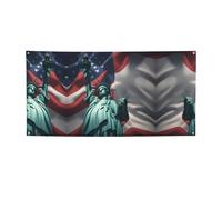 Statua della Libertà Bandiera Stampa Festa, Decorazioni per tutte le occasioni, per il Ringraziamento, feste di compleanno e molto altro ancora