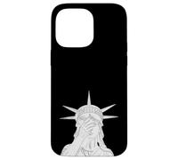 Statua della Libertà che si copre il volto nel caos politico vergognoso Custodia per iPhone 14 Pro Max