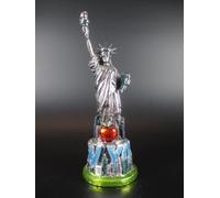Statua della Libertà di New York Liberty 17 cm Poly modello base skyline