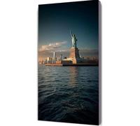 Statua della Libertà Diamond Painting Kit Completo, Diamond Painting Paesaggio Quadri con Perline, DIY 5D Diamantini Crystal Art Pittura Diamante Kits per Decorazioni Casa, Regalo Donna 30x60cm x1-5db