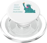 Statua della Libertà Le ragazze calde odiano il fascismo PopSockets PopGrip per MagSafe