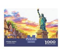 Statua della Libertà_ New York Puzzle 1000 Pezzi, Impossibile Jigsaw Puzzle Per Adulti Bambino, Giochi Stimolanti Per Tutta La Famiglia 70x50cm/1000pcs