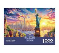 Statua della Libertà_ New York Puzzle 1000 Pezzi, Jigsaw Puzzle Ad Alta Difficoltà Regali Per Adulti E Adolescenti Home Giochi 52x38cm/1000pcs