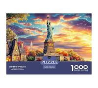 Statua della Libertà_ New York Puzzle 1000 Pezzi, Jigsaw Puzzle Ad Alta Difficoltà Regali Per Adulti E Adolescenti Home Giochi 70x50cm/1000pcs