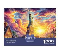 Statua della Libertà_ New York Puzzle 1000 Pezzi Per Adulti E Bambini | Gioco Di Sfida Intellettuale Puzzle 70x50cm/1000pcs