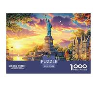 Statua della Libertà_ New York Puzzle 1000 Pezzi Per Adulti E Bambini | Gioco Di Sfida Intellettuale Puzzle 52x38cm/1000pcs