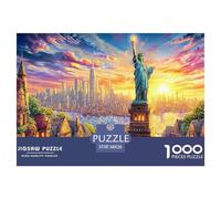 Statua della Libertà_ New York Puzzle 1000 Pezzi Per Adulti, Puzzle Impossibile 1000 Pezzi Gioco Di Sfida Intellettuale Puzzle 38x26cm/1000pcs