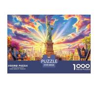 Statua della Libertà_ New York Puzzle 1000 Pezzi Per Adulti, Puzzle Impossibile 1000 Pezzi Gioco Di Sfida Intellettuale Puzzle 38x26cm/1000pcs
