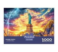 Statua della Libertà_ New York Puzzle 1000 Pezzi Per Adulti, Puzzle Impossibile 1000 Pezzi Gioco Di Sfida Intellettuale Puzzle 52x38cm/1000pcs