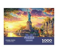 Statua della Libertà_ New York Puzzle 1000 Pezzi Per Adulti, Puzzle Impossibile 1000 Pezzi Gioco Di Sfida Intellettuale Puzzle 70x50cm/1000pcs