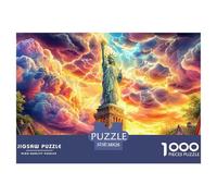 Statua della Libertà_ New York Puzzle 1000 Pezzi Per Adulti, Puzzle Impossibile 1000 Pezzi Gioco Di Sfida Intellettuale Puzzle 38x26cm/1000pcs