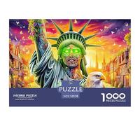 Statua della Libertà_ New York Puzzle Da 1000 Pezzi Per Adulti E Bambini - Puzzle Ad Alta Difficoltà,Giochi Stimolanti Per Tutta La Famiglia 52x38cm/1000pcs