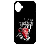 Statua della libertà, New York, USA, bandana, freedom design Custodia per iPhone 16 Plus