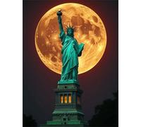 Statua della Libertà - Puzzle 100 Pezzi - puzzle Fai da te 40x28 cm,Intrattenimento Creativo - Puzzles Per Adulti E Tutta La Famiglie