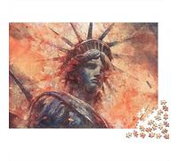Statua della Libertà Puzzle 1000 Pezzi Impossibile Regalo Perfetto Statua della Libertà Close-up Art Giochi Educativo Sfida Regalo Intrattenimento Creativo Erwachsene Kinder Ab 8