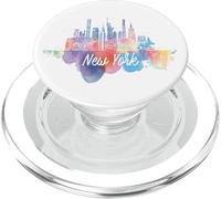 Statua della Libertà Skyline US Viaggio Souvenir Cityscape PopSockets PopGrip per MagSafe