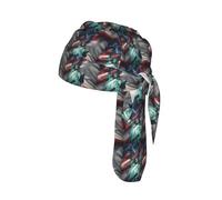Statua della Libertà Stampa Bandiera Ciclismo Bandana Quick Dry Skull Cap Traspirante Tie Back Equitazione Copricapo Running Gear 55-60 cm