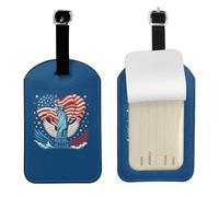 Statua della Libertà Stampa Etichette per Borsa Elegante Etichetta Bagagli 4.3 x 2.76 Inch Essential Travel Accessory Valigie