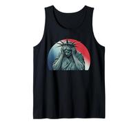Statua della Libertà Testa in Mani Vergognosa America Protesta Canotta