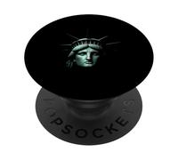 Statua della Libertà Viso New York American Symbol Art PopSockets PopGrip Adesivo