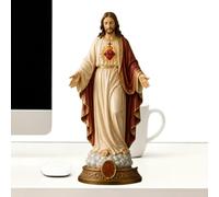 Statua Della Madonna Decorazione Religiosa Da Scrivania In Resina 20 Cm