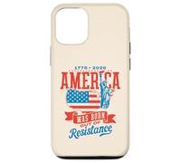 Statua della mappa retrò dell'America nata dalla resistenza 1776-2026 Custodia per iPhone 12/12 Pro