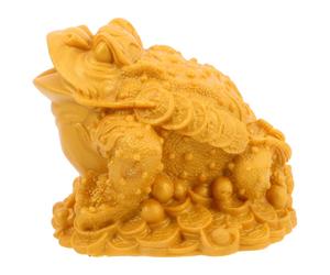 Statua della rana che sgorga dalla fontana d'acqua Wealth Toad per la