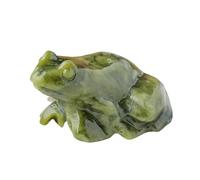 Statua della Rana | Sculture di Rane di Giada, Statuetta di Animali intagliate a Mano, casa per la Decorazione Natalizia della Camera da Letto