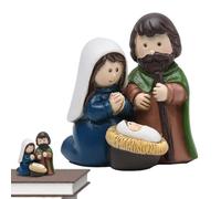 Statua della Sacra Famiglia Cattolica, Religiosa, Scultura per la Casa per Preghiera Angolo Matrimonio Battesimo Chiesa Camera da Letto Vacanze Natale