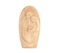 Statua della Sacra Famiglia - Design Robusto Statua In Legno Della Sacra Famiglia | Decorazione Espressiva E Artistica Per il Ringraziamento, Natale, Ornamento Da Collezione Ampiamente Usato Per