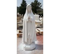 STATUA DELLA SANTA MADONNA DI FATIMA IN CEMENTO MARMO PIETRA DA ESTERNO GIARDINO