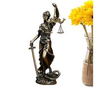 Statua della Signora, Statuetta dell'ufficio | Scultura Dea Cieca Scala della Giustizia per Decorazione