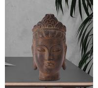 Statua della testa di Buddha Artigianato Figurina del Buddismo per il